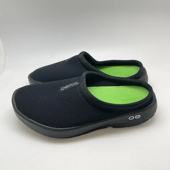 OOFOS | Shoes | Oofos Oocoozie Sport Mule Mens 15 Black Slip  display picture 3